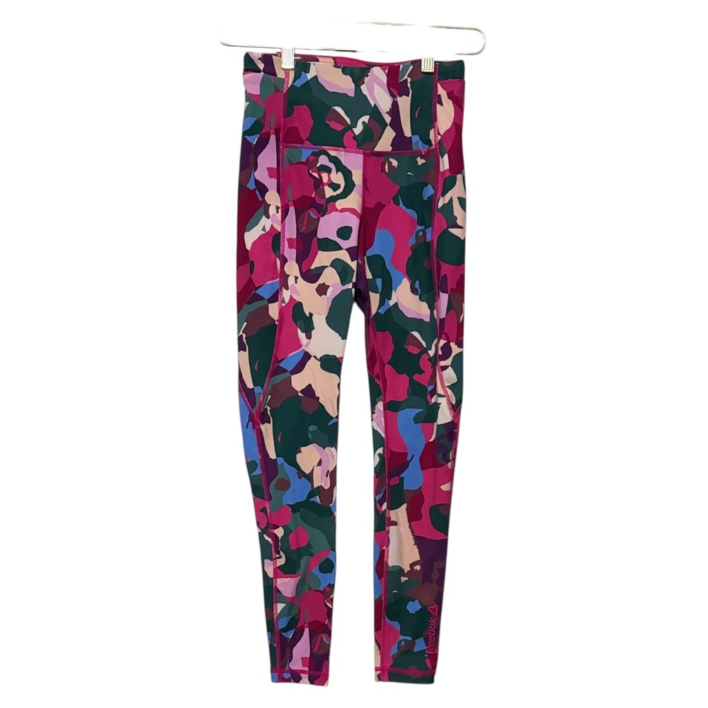 Reebok XS Printed Training Workout‎ Leggings Tights Athleisure Activewear